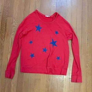 Sundry Vibrant Red Top